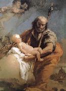 Giovanni Battista Tiepolo Saint Joseph and the Son oil painting on canvas